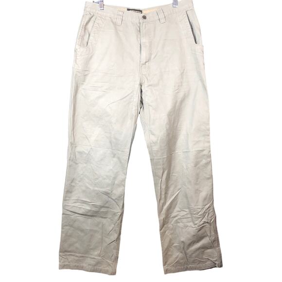 Mountain Khakis Mens Tan Teton Twill 100% Cotton Straight Leg 34x32 (33x31) - Picture 1 of 11